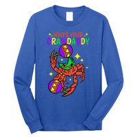 Who's Your Crawdaddy Cajun Mardi Gras Crawfish Gift Long Sleeve Shirt