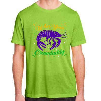 Whos Your Crawdaddy Crawfish Jester Beads Funny Mardi Gras Cute Gift Adult ChromaSoft Performance T-Shirt