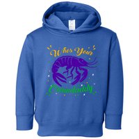 Whos Your Crawdaddy Crawfish Jester Beads Funny Mardi Gras Cute Gift Toddler Hoodie