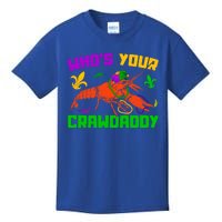 Whos Your Crawdaddy Mardi Gras Crawfish Carnival Parade Funny Gift Kids T-Shirt