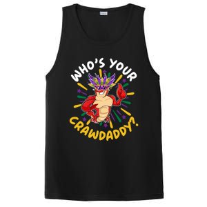 Who's Your Crawdaddy Crawfish Crayfish Mardi Gras Gift PosiCharge Competitor Tank