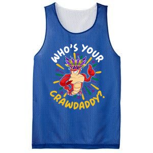 Who's Your Crawdaddy Crawfish Crayfish Mardi Gras Gift Mesh Reversible Basketball Jersey Tank