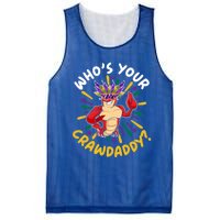 Who's Your Crawdaddy Crawfish Crayfish Mardi Gras Gift Mesh Reversible Basketball Jersey Tank