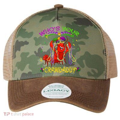 Whos Your Crawdaddy Crawfish Jester Beads Funny Mardi Gras Legacy Tie Dye Trucker Hat