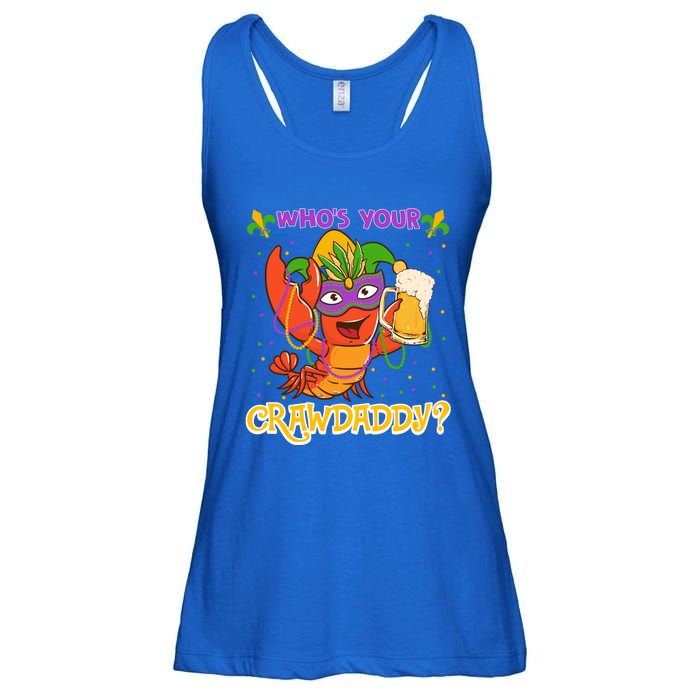 Who's Your Crawdaddy Crawfish Funny Mardi Gras Parade Meaningful Gift Ladies Essential Flowy Tank