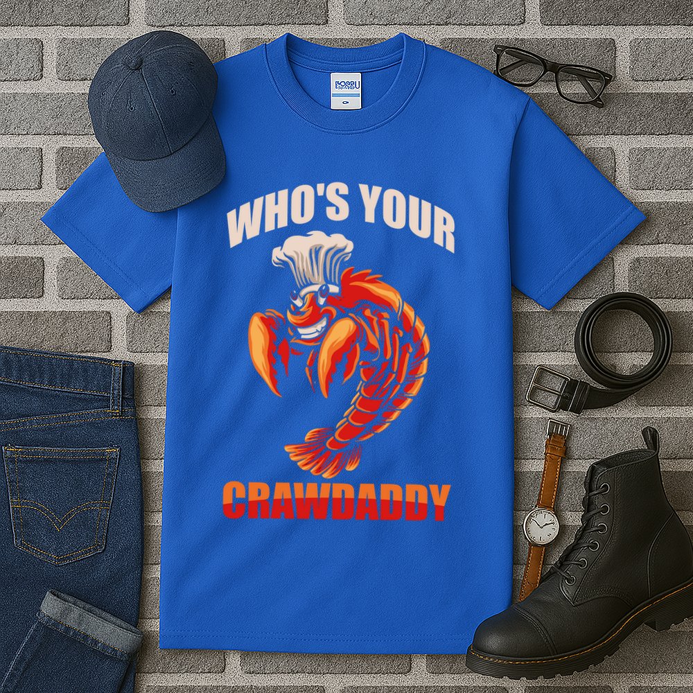 Who's Your Crawdaddy Crawfish Boil Crayfish Cajun Crawdad Meaningful Gift Tall T-Shirt
