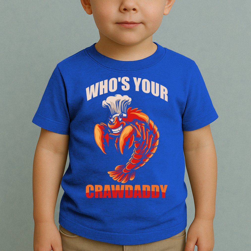 Who's Your Crawdaddy Crawfish Boil Crayfish Cajun Crawdad Meaningful Gift Toddler T-Shirt