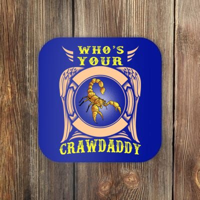 Who's Your Crawdaddy Crawfish Mardi Gras Gift Great Gift Coaster