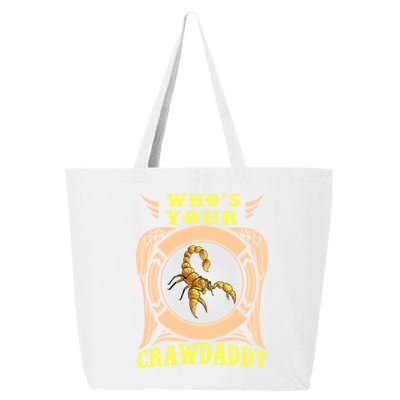 Who's Your Crawdaddy Crawfish Mardi Gras Gift Great Gift 25L Jumbo Tote