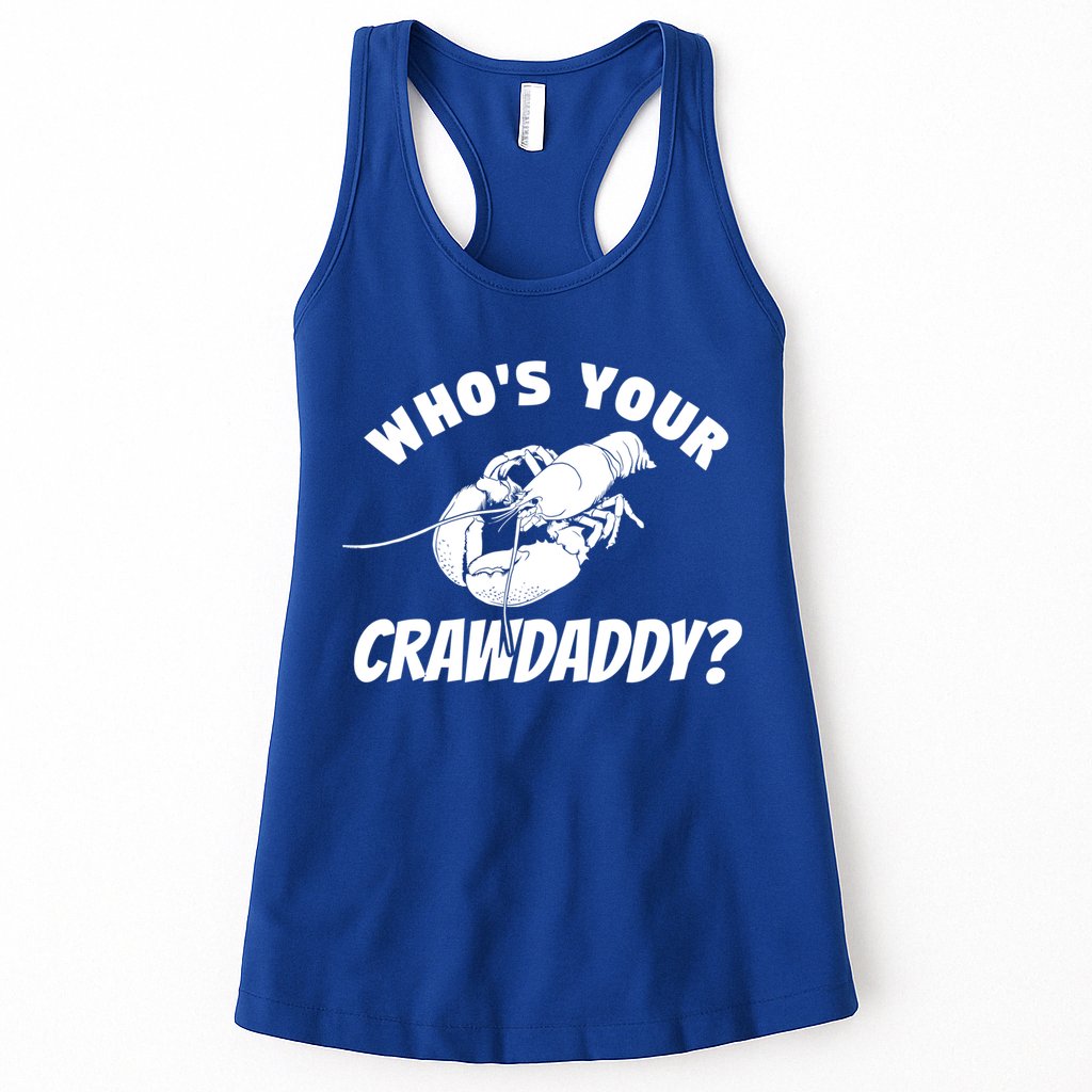 Who's Your Crawdaddy Funny Crawfish Seafood Lobster Lover Gift Womens Tank Top