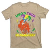 Whos Your Crawdaddy Mardi Gras Crawfish Jester Beads Funny T-Shirt