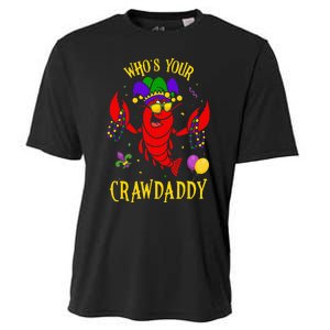 Whos Your Crawdaddy Crawfish Jester Beads Funny Mardi Gras Cooling Performance Crew T-Shirt