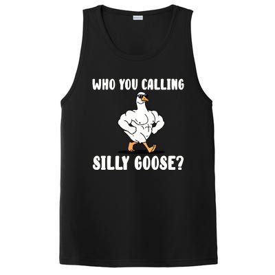 Who You Calling Silly Goose Funny Gym Meme PosiCharge Competitor Tank