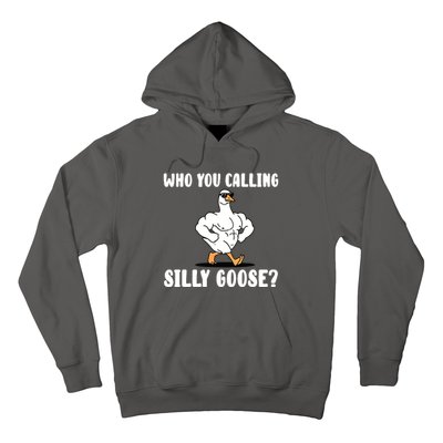 Who You Calling Silly Goose Funny Gym Meme Hoodie