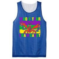 Who's Your Crawdaddy Mardi Gras Carnival Gift Mesh Reversible Basketball Jersey Tank