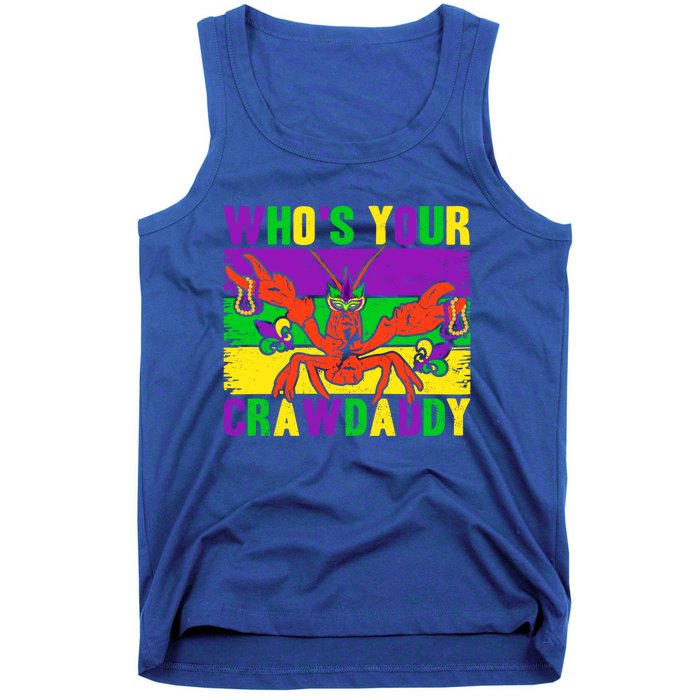 Who's Your Crawdaddy Mardi Gras Carnival Gift Tank Top