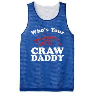 Who's Your Crawdaddy With Beads For Mardi Gras Carnival Gift Mesh Reversible Basketball Jersey Tank