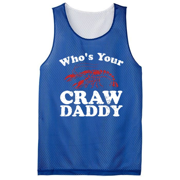 Who's Your Crawdaddy With Beads For Mardi Gras Carnival Gift Mesh Reversible Basketball Jersey Tank