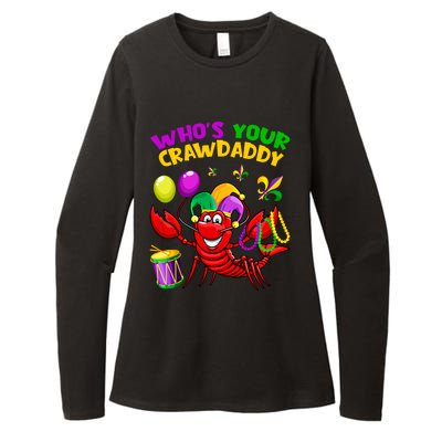 Whos Your Crawdaddy Crawfish Funny Mardi Gras Costume Gift Womens CVC Long Sleeve Shirt