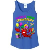 Whos Your Crawdaddy Crawfish Funny Mardi Gras Costume Gift Ladies Essential Tank