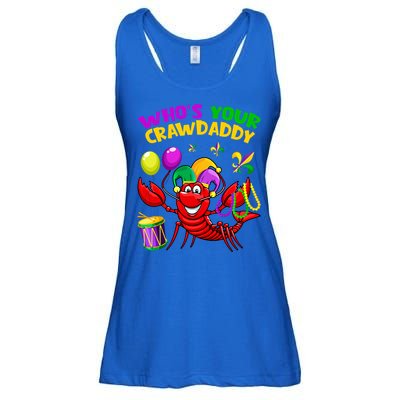 Whos Your Crawdaddy Crawfish Funny Mardi Gras Costume Gift Ladies Essential Flowy Tank