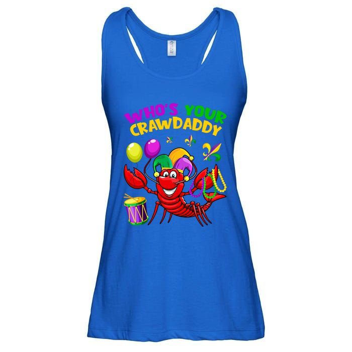 Whos Your Crawdaddy Crawfish Funny Mardi Gras Costume Gift Ladies Essential Flowy Tank