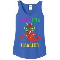 Whos Your Crawdaddy Crawfish Jester Beads Funny Mardi Gras Gift Ladies Essential Tank