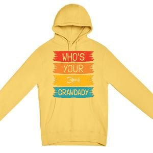 Whos Your Crawdaddy Crawfish Jester Beads Funny Mardi Gras Meaningful Gift Premium Pullover Hoodie