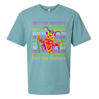 Who's Your Crawdaddy? Celebrate Mardi Gras In Style Gift Sueded Cloud Jersey T-Shirt