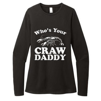 Whos Your Crawdaddy Funny Crawfish Boil Mardi Gras Cajun Womens CVC Long Sleeve Shirt