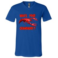 Who's Your Crawdaddy? Funny Cajun Crawfish Meaningful Gift V-Neck T-Shirt