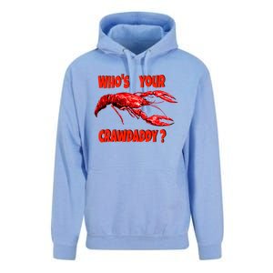 Who's Your Crawdaddy? Funny Cajun Crawfish Meaningful Gift Unisex Surf Hoodie