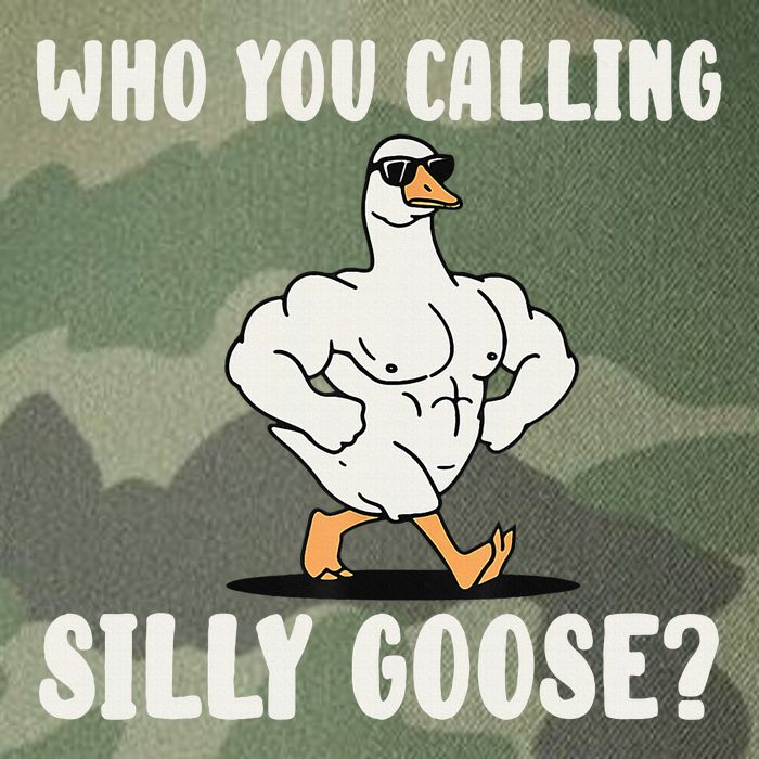 Who You Calling Silly Goose Funny Gym Meme Legacy Tie Dye Trucker Hat