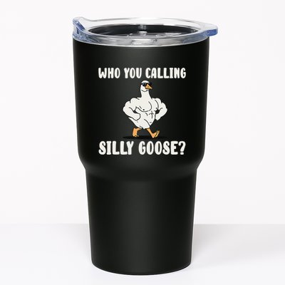 Who You Calling Silly Goose Funny Gym Meme Tumbler