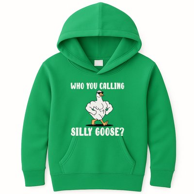 Who You Calling Silly Goose Funny Gym Meme Kids Hoodie
