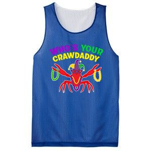 Whos Your Crawdaddy Crawfish Jester Mardi Gras Funny Gift Mesh Reversible Basketball Jersey Tank