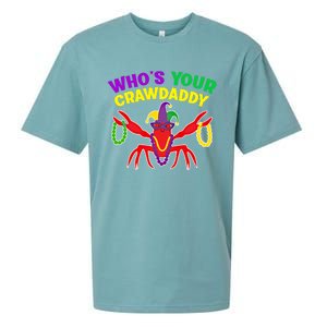 Whos Your Crawdaddy Crawfish Jester Mardi Gras Funny Gift Sueded Cloud Jersey T-Shirt