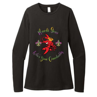 Whos Your Crawdaddy Crawfish Jester Mardi Gras Parade Gift Womens CVC Long Sleeve Shirt