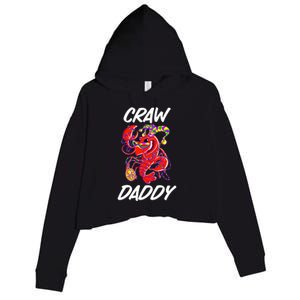 Whos Your Crawdaddy Fat Tuesday Gift Mardi Gras Meaningful Gift Crop Fleece Hoodie