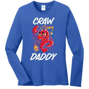 Whos Your Crawdaddy Fat Tuesday Gift Mardi Gras Meaningful Gift Ladies Long Sleeve Shirt