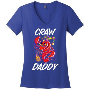 Whos Your Crawdaddy Fat Tuesday Gift Mardi Gras Meaningful Gift Women's V-Neck T-Shirt