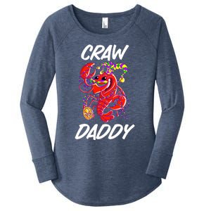 Whos Your Crawdaddy Fat Tuesday Gift Mardi Gras Meaningful Gift Women's Perfect Tri Tunic Long Sleeve Shirt