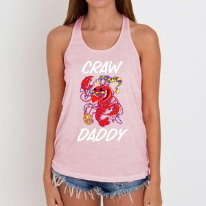 Whos Your Crawdaddy Fat Tuesday Gift Mardi Gras Meaningful Gift Women's Knotted Racerback Tank