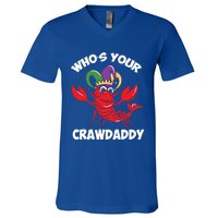 Who's Your Crawdaddy Gift V-Neck T-Shirt