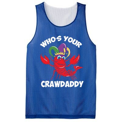 Who's Your Crawdaddy Gift Mesh Reversible Basketball Jersey Tank