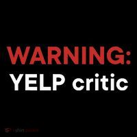 Warning Yelp Critic Funny Sweatshirt