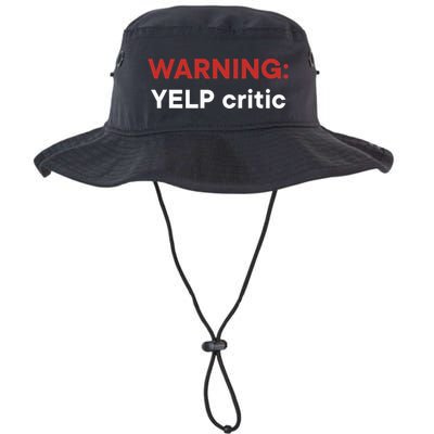 Warning Yelp Critic Funny Bucket Hat