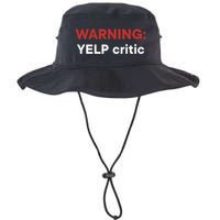 Warning Yelp Critic Funny Bucket Hat