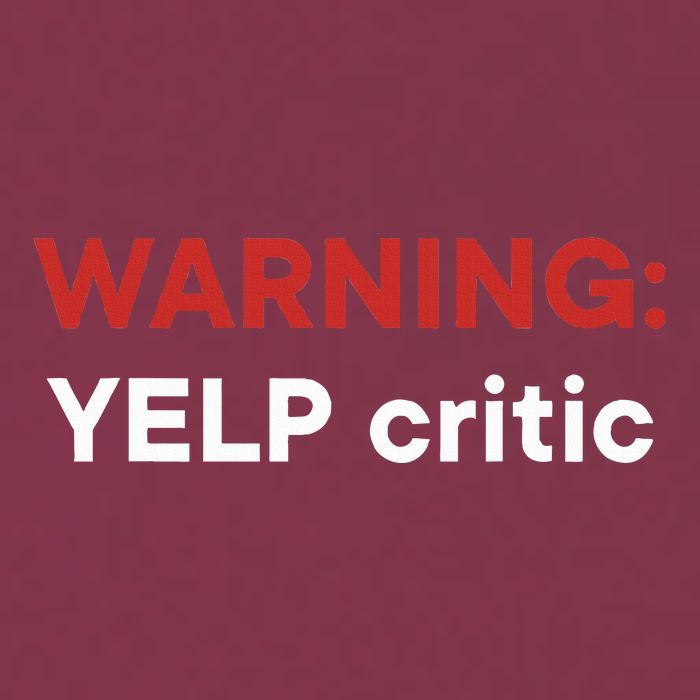 Warning Yelp Critic Funny 16oz Travel Tumbler