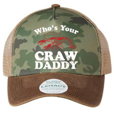 Who's Your Crawdaddy With Beads For Mardi Gras Carnival Gift Legacy Tie Dye Trucker Hat